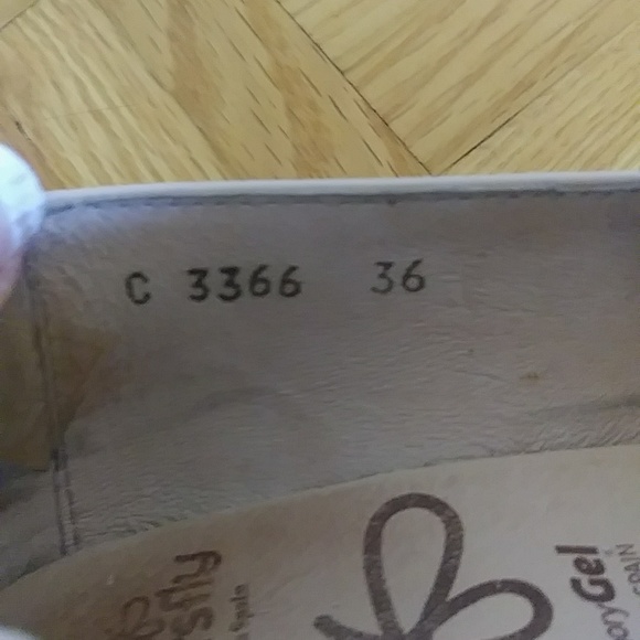 Wonders fly Memory Gel made in spain nude patent leather platform loafers - Picture 5 of 9